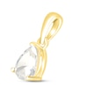 Thumbnail Image 1 of White Lab-Created Sapphire Birthstone Pendant 10K Yellow Gold