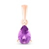 Thumbnail Image 1 of Amethyst Birthstone Pendant 10K Rose Gold
