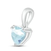 Thumbnail Image 2 of Aquamarine Birthstone Pendant Sterling Silver