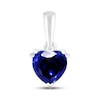 Thumbnail Image 0 of Blue Lab-Created Sapphire Birthstone Pendant Sterling Silver