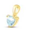 Thumbnail Image 2 of Aquamarine Birthstone Pendant 10K Yellow Gold