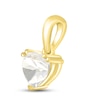 Thumbnail Image 1 of White Lab-Created Sapphire Birthstone Pendant 10K Yellow Gold