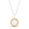Thumbnail Image 0 of Citrine Quinceañera Birthstone Necklace Sterling Silver 18"