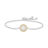 Thumbnail Image 0 of Citrine Quinceañera Birthstone Bolo Bracelet Sterling Silver 9.5"