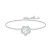 Thumbnail Image 1 of Aquamarine Quinceañera Bolo Bracelet Sterling Silver