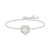 Thumbnail Image 1 of Peridot Quinceañera Bolo Bracelet Sterling Silver