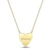 Thumbnail Image 0 of Heart Name Necklace 10K Yellow Gold 18"