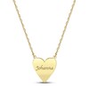 Thumbnail Image 1 of Heart Name Necklace 10K Yellow Gold 18&quot;