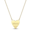 Thumbnail Image 0 of Heart Name Necklace 14K Yellow Gold 18"