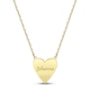 Thumbnail Image 1 of Heart Name Necklace 14K Yellow Gold 18&quot;