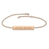Thumbnail Image 1 of Coordinates Bar Bracelet 14K Rose Gold 7.25&quot;
