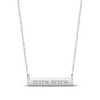 Thumbnail Image 1 of Coordinates Bar Necklace Sterling Silver 18&quot;