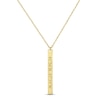 Thumbnail Image 1 of Coordinates Vertical Bar Necklace 10K Yellow Gold 18&quot;
