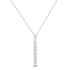 Thumbnail Image 0 of Coordinates Vertical Bar Necklace Sterling Silver 18"
