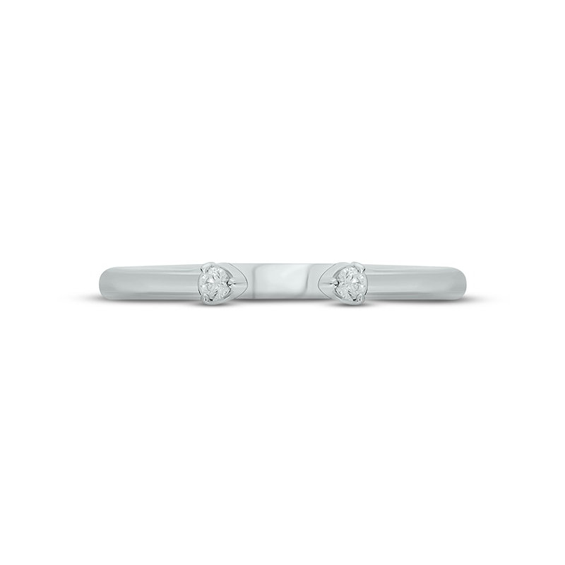 Main Image 3 of Diamond Deconstructed Promise Ring 1/20 ct tw Round-cut Sterling Silver