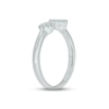 Thumbnail Image 1 of Diamond Deconstructed Promise Ring 1/10 ct tw Round-cut Sterling Silver