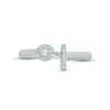 Thumbnail Image 3 of Diamond Deconstructed Promise Ring 1/10 ct tw Round-cut Sterling Silver