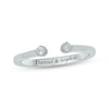 Thumbnail Image 1 of Diamond Deconstructed Promise Ring 1/10 ct tw Round-cut Sterling Silver
