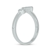 Thumbnail Image 2 of Diamond Deconstructed Promise Ring 1/8 ct tw Round-cut Sterling Silver