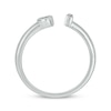Thumbnail Image 3 of Diamond Deconstructed Promise Ring 1/8 ct tw Round-cut Sterling Silver