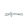 Thumbnail Image 3 of Diamond Flower Deconstructed Promise Ring 1/6 ct tw Round-cut Sterling Silver