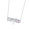 Thumbnail Image 1 of Amethyst Zodiac Scorpio Necklace Sterling Silver 18"