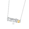 Thumbnail Image 1 of Citrine Zodiac Scorpio Necklace 10K White Gold 18"