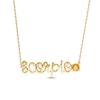 Thumbnail Image 0 of Citrine Zodiac Scorpio Necklace 10K Yellow Gold 18"