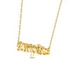 Thumbnail Image 1 of Citrine Zodiac Scorpio Necklace 10K Yellow Gold 18"