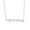 Thumbnail Image 1 of Lab-Created Opal Zodiac Capricorn Necklace Sterling Silver 18&quot;