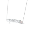 Thumbnail Image 2 of Lab-Created Opal Zodiac Capricorn Necklace Sterling Silver 18&quot;