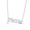 Thumbnail Image 2 of Lab-Created Opal Zodiac Pisces Necklace Sterling Silver 18&quot;
