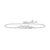 Thumbnail Image 0 of Lab-Created Opal Zodiac Aries Bolo Bracelet 10K White Gold 9.5"
