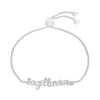 Thumbnail Image 1 of Lab-Created Opal Zodiac Sagittarius Bolo Bracelet Sterling Silver 9.5&quot;