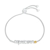 Thumbnail Image 1 of Citrine Zodiac Capricorn Bolo Bracelet Sterling Silver 9.5&quot;