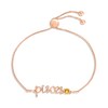 Thumbnail Image 1 of Citrine Zodiac Pisces Bolo Bracelet 10K Rose Gold 9.5&quot;