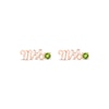 Thumbnail Image 2 of Peridot &quot;Mrs.&quot; Earrings 10K Rose Gold