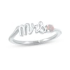 Thumbnail Image 1 of Lab-Created Opal &quot;Mrs.&quot; Ring Sterling Silver