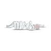 Thumbnail Image 1 of Lab-Created Opal "Mrs." Ring 10K White Gold