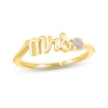Thumbnail Image 0 of Lab-Created Opal "Mrs." Ring 10K Yellow Gold
