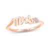 Thumbnail Image 0 of Lab-Created Opal "Mrs." Ring 10K Rose Gold