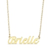 Thumbnail Image 0 of Script Name Necklace 14K Yellow Gold 18"