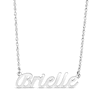 Thumbnail Image 1 of Script Name Necklace Sterling Silver 18&quot;