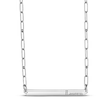 Thumbnail Image 0 of Paperclip Bar Name Necklace Sterling Silver 18"