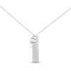 Thumbnail Image 2 of Men's Name Tag Sports Necklace Sterling Silver 20&quot;
