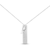 Thumbnail Image 4 of Men's Name Tag Sports Necklace Sterling Silver 20&quot;
