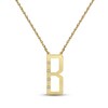 Thumbnail Image 0 of Diamond Block Initial 1/20 ct tw Necklace 14K Yellow Gold 18"