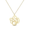 Thumbnail Image 1 of Monogram Necklace 10K Yellow Gold 18&quot;
