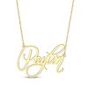 Thumbnail Image 1 of Calligraphy Script Name Necklace 10K Yellow Gold 18&quot;