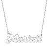 Thumbnail Image 1 of Retro Name Necklace Sterling Silver 18&quot;